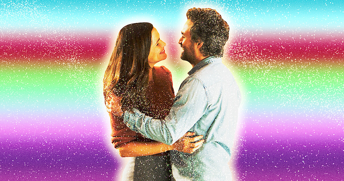 Jennifer Garner and Mark Ruffalo in Netflix's 13 Going on 30 reunion content for The Adam Project